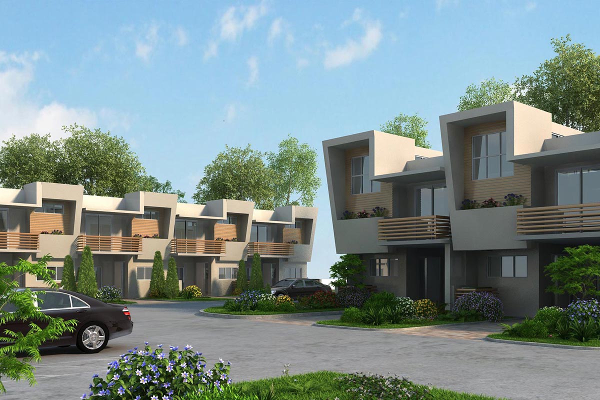 Dania Oaks — townhouse development exterior